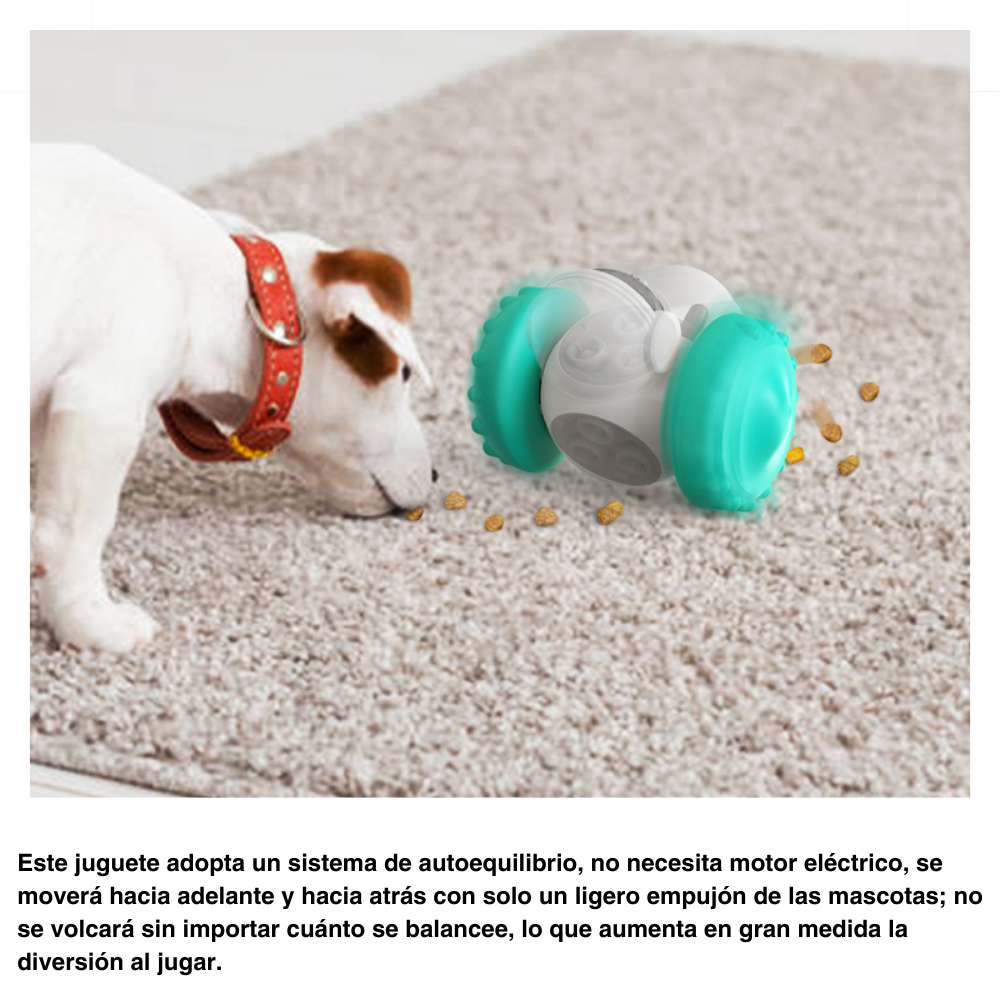 JUGUETE DISPENSADOR DE ALIMENTO MASCOTA