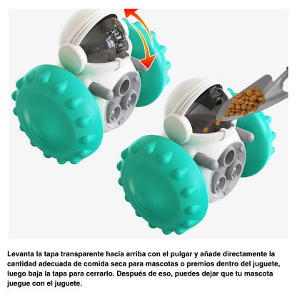 JUGUETE DISPENSADOR DE ALIMENTO MASCOTA