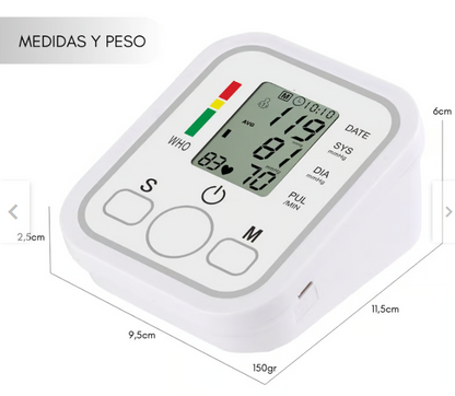 MEDIDOR DE PRESIÓN ARTERIAL